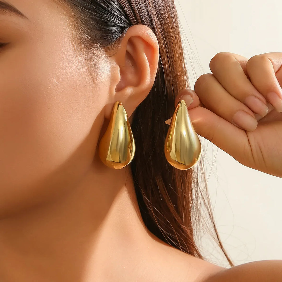 Boucles d'oreilles goutte d'eau Rhoni® en vente