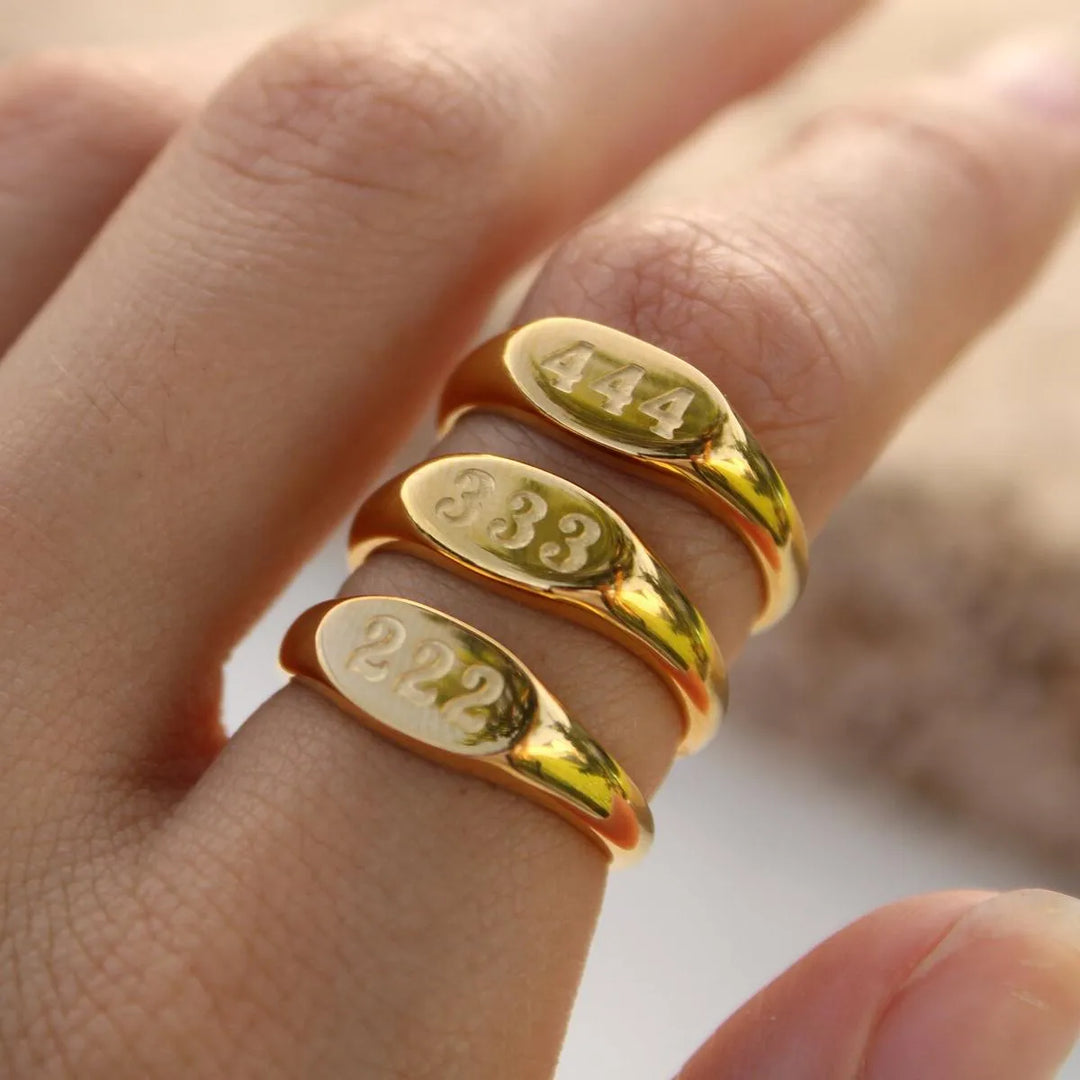 Bague Signe de Numéro d'Ange Angelica®