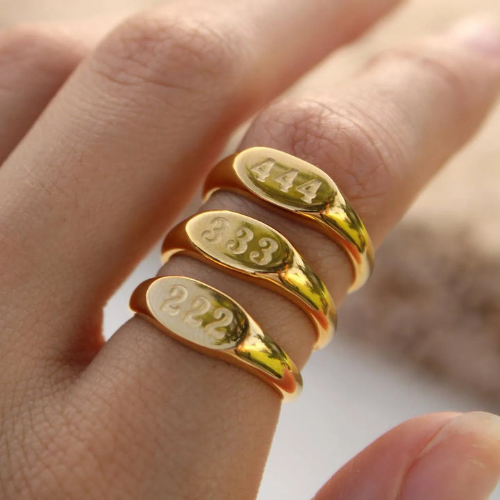 Bague Signe de Numéro d'Ange Angelica®