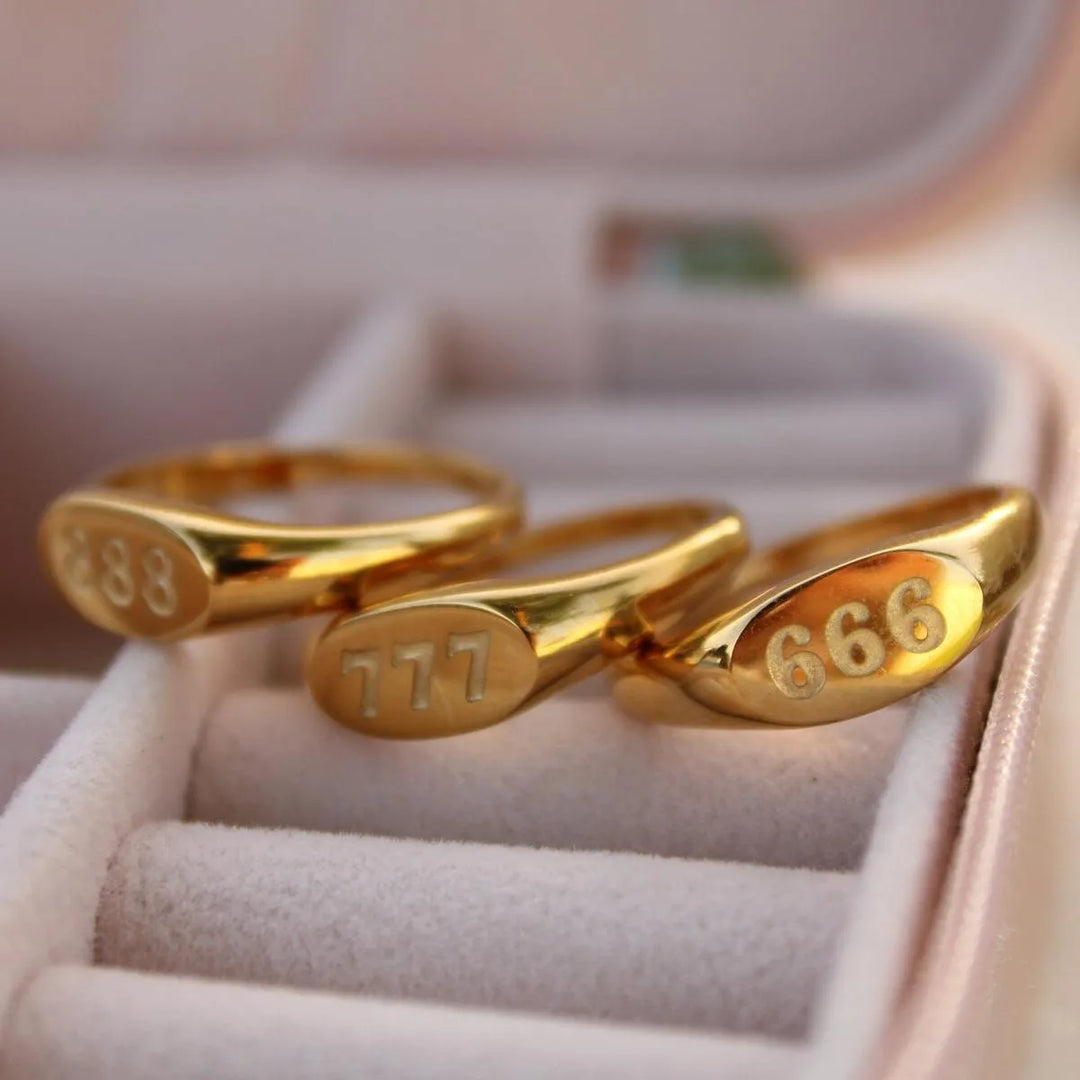 Bague Signe de Numéro d'Ange Angelica®