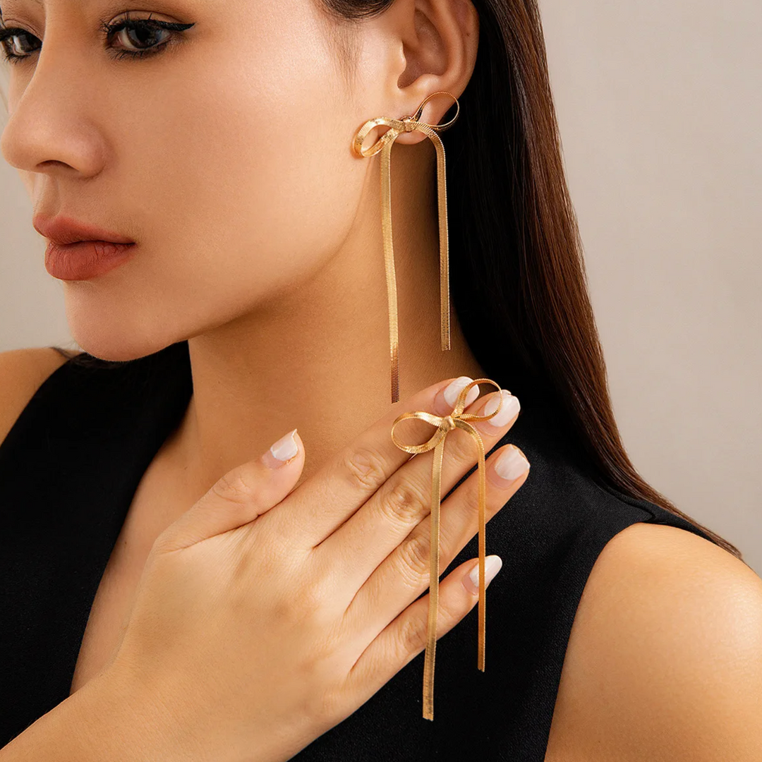 Boucles d'oreilles en nœud Carol