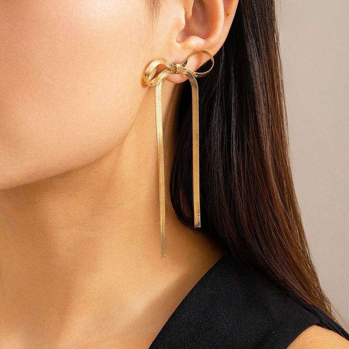Boucles d'oreilles en nœud Carol
