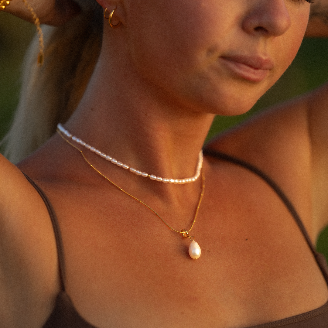 Collier Pendentif Perle Isola