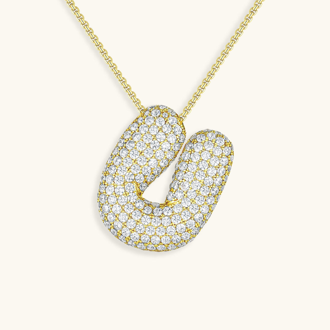 Collier Initiale Boule Hailey