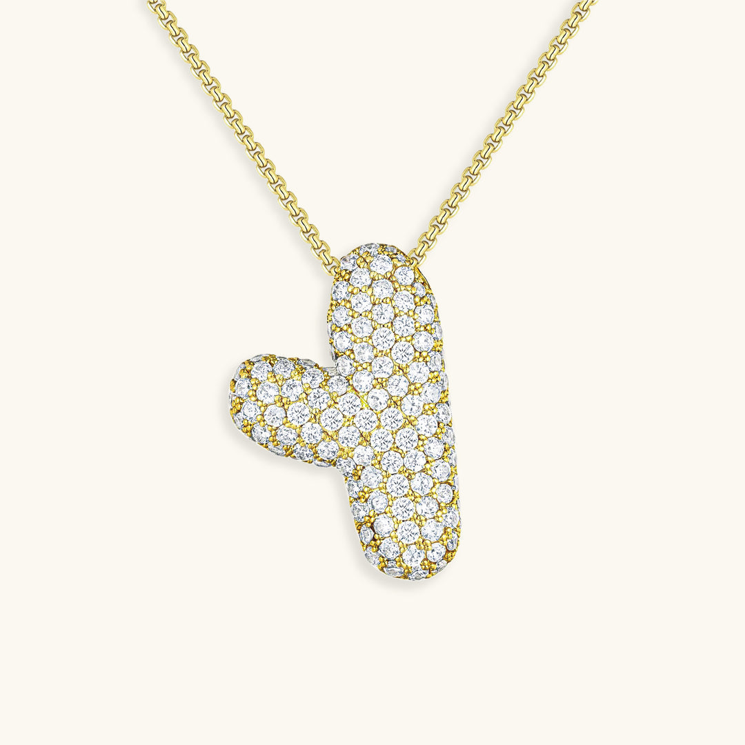 Collier Initiale Boule Hailey