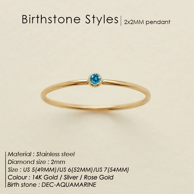 Bague de Naissance Délicate