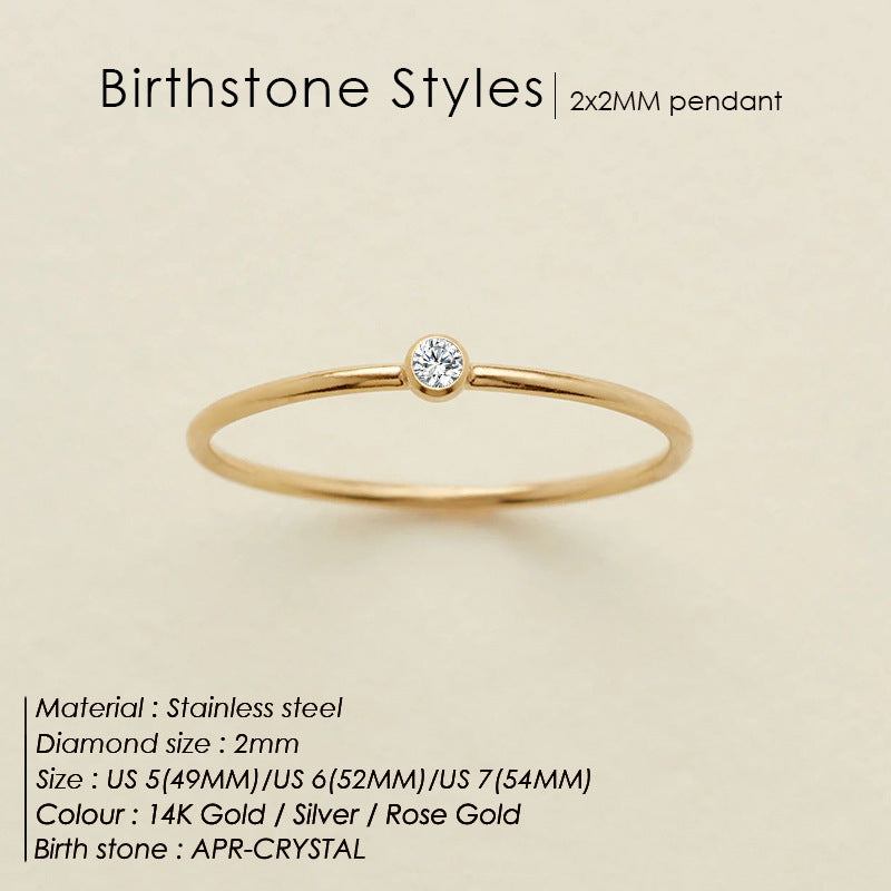 Bague de Naissance Délicate