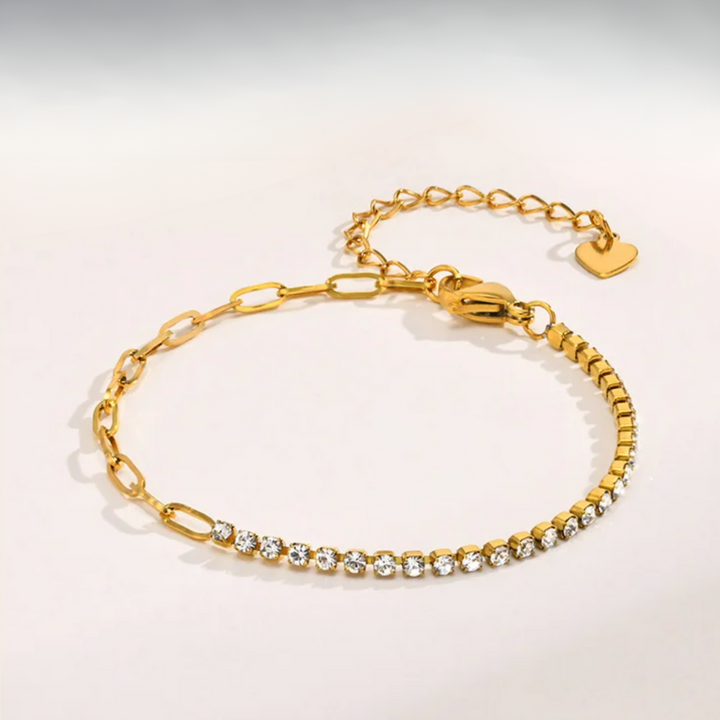 Bracelet de Tennis Chaîne Paperclip Fae®